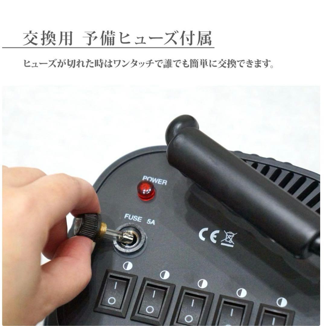 撮影用ライト 撮影 ライトスタンド 5灯ソケット