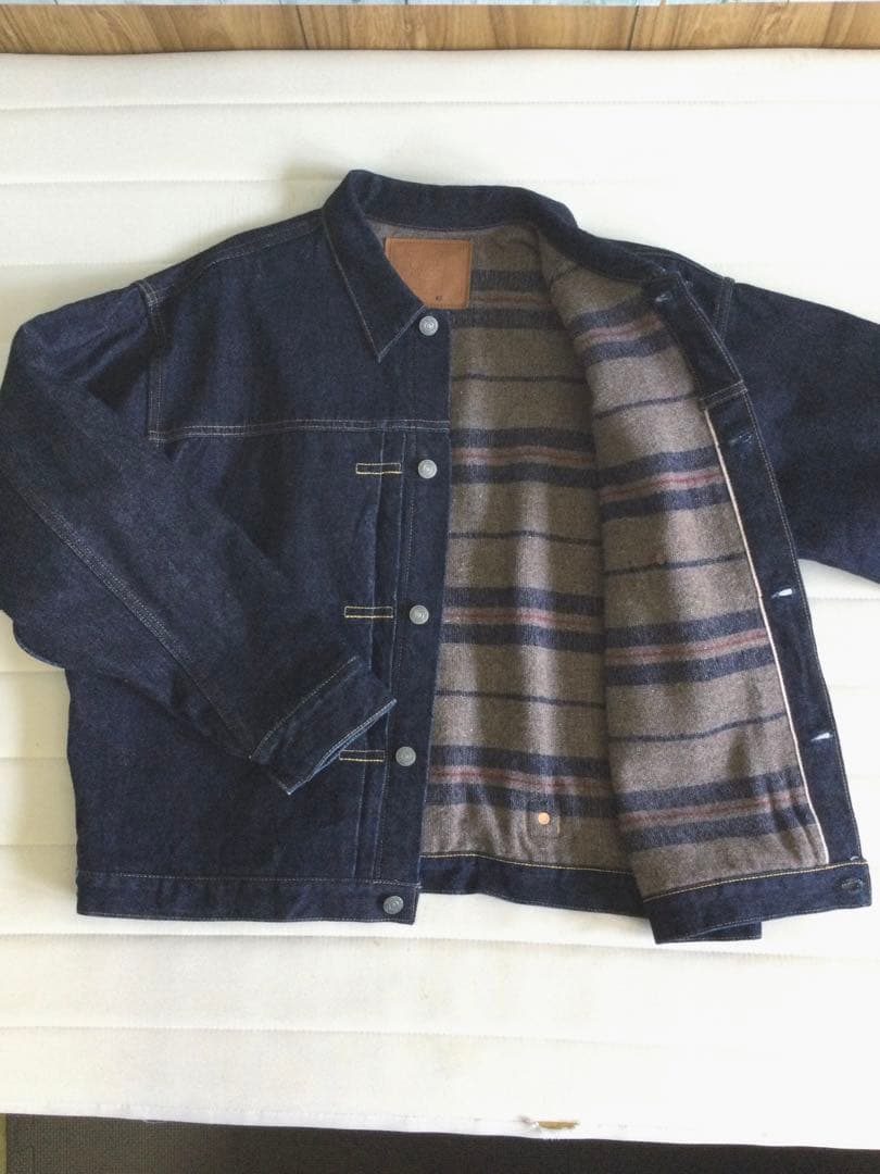 【ほぼ新品】リアルマッコイズ　ブランケットデニムJK　001XXJ サイズ42