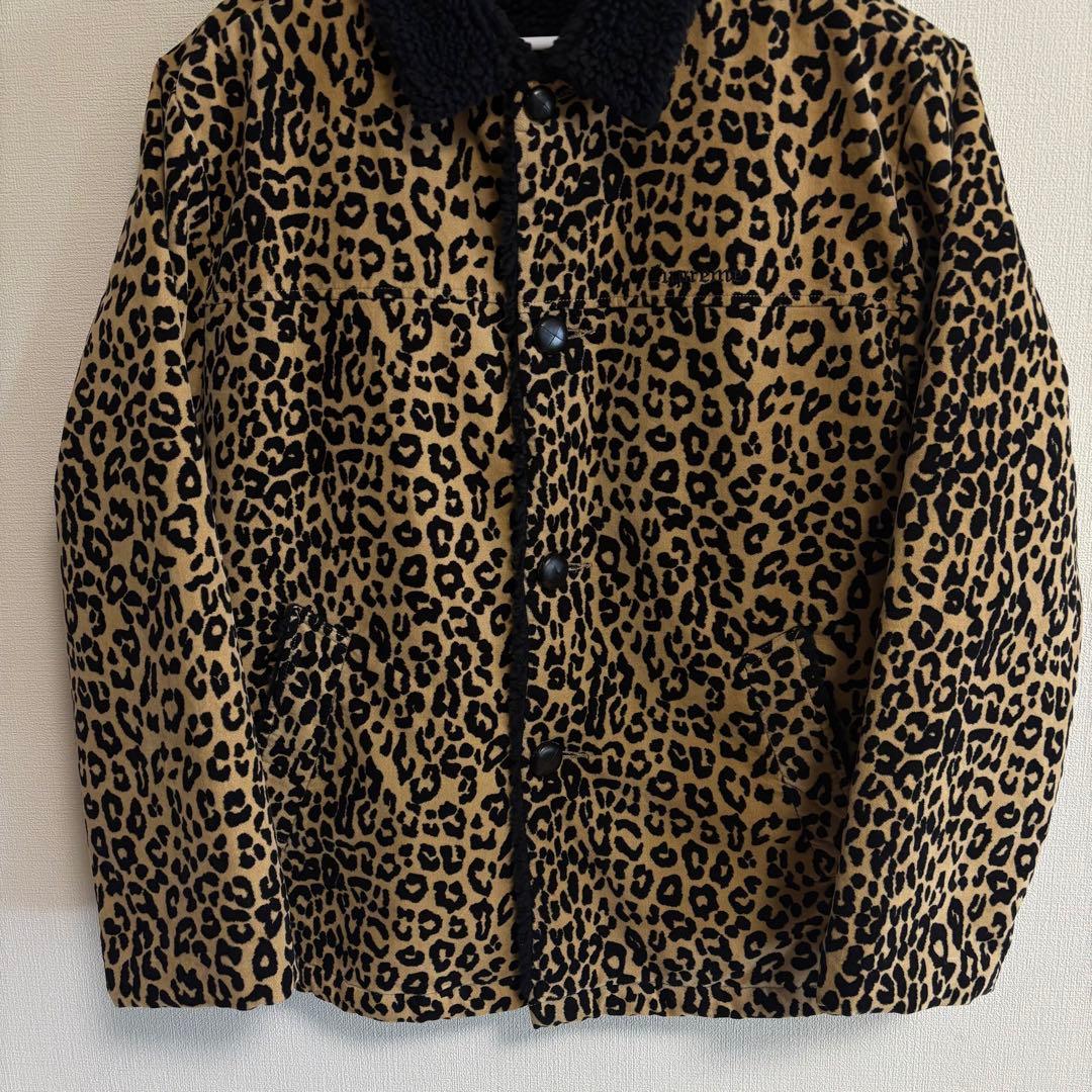 ジャケット・アウター Supreme Uncut Corduroy Car Coat Leopard