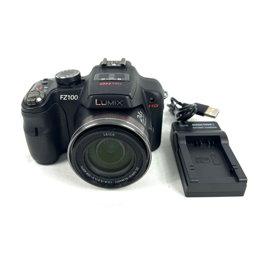 Panasonic DMC-FZ100 高倍率ズームデジタルカメラ 動作品