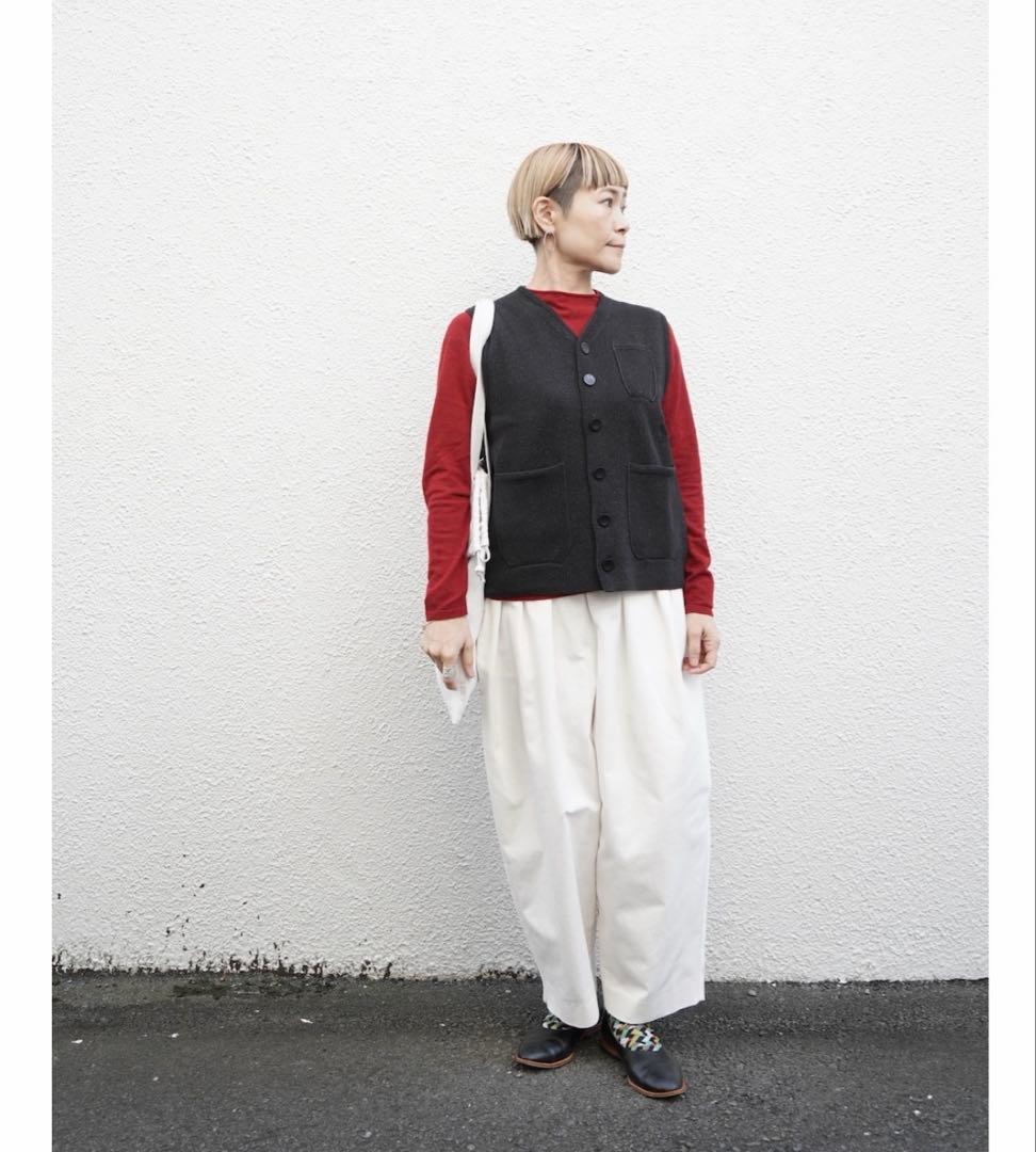 トップス aseedoncloud Tea garden vest handwerker