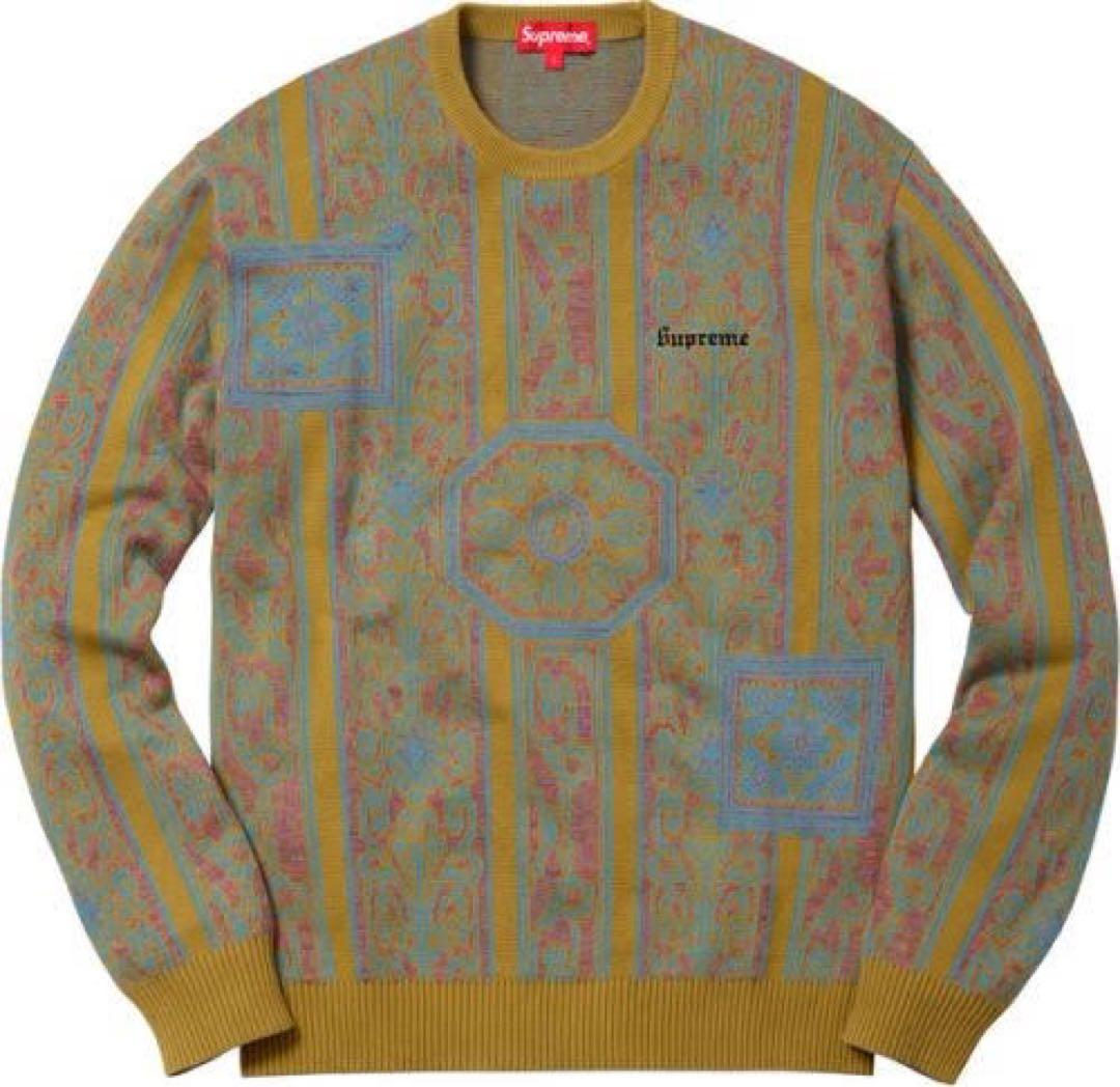 トップス SUPREME TAPESTRY SWEATER