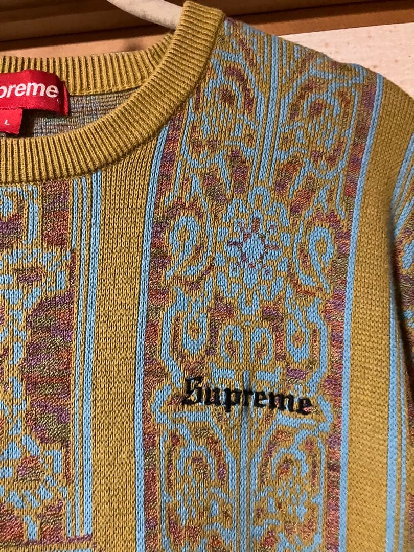 トップス SUPREME TAPESTRY SWEATER