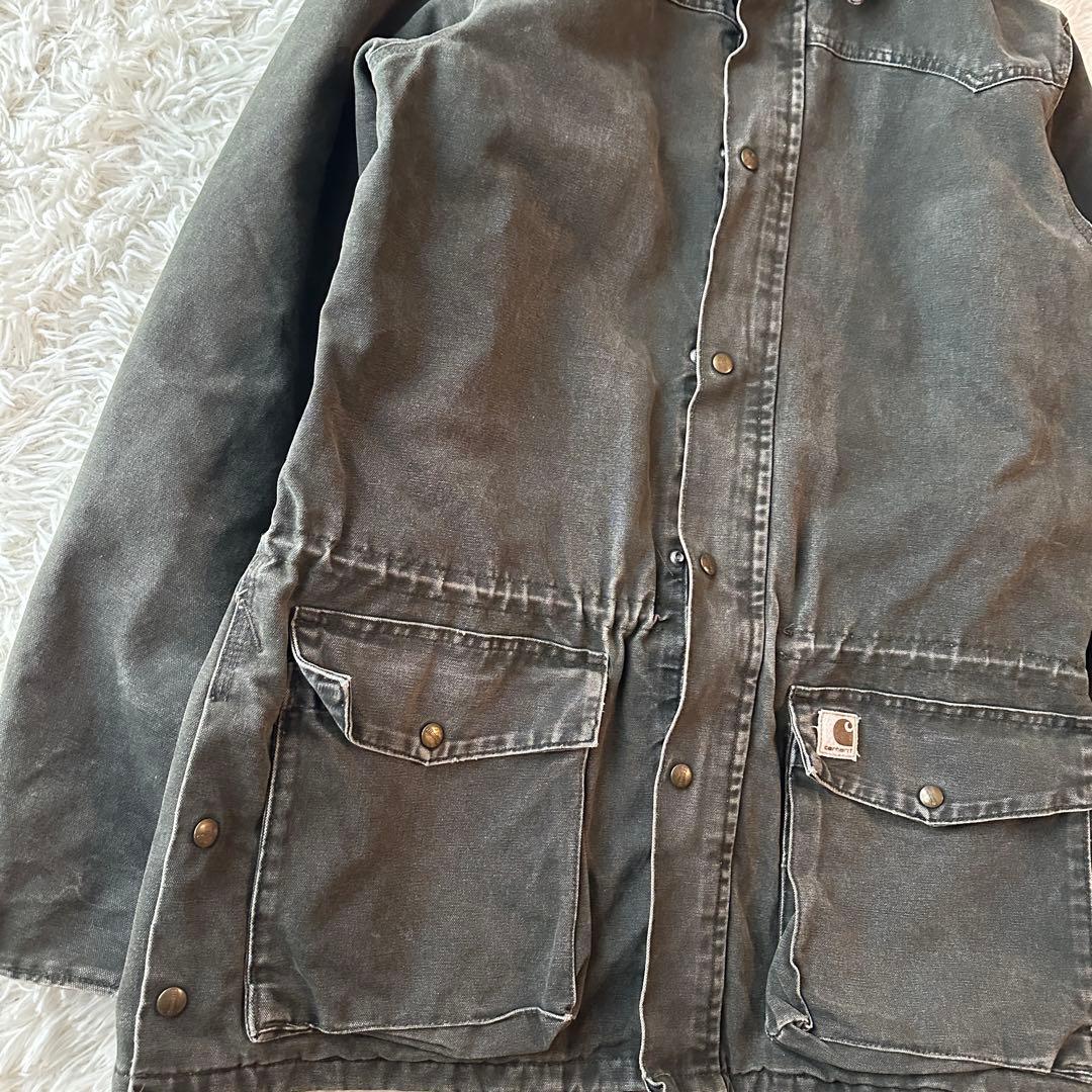 希少 90s Carhartt カバーオール ダック モスグリーン L Tall
