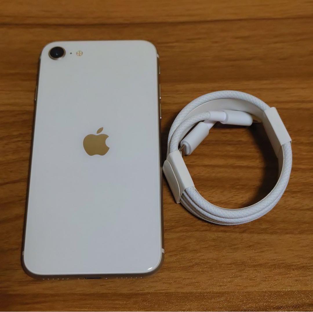 Apple版iPhoneSE第3世代128GB SIMフリー バッテリー100%