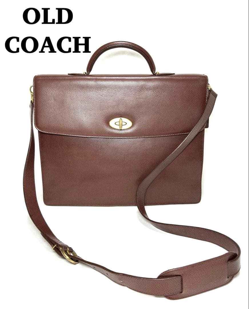 【希少】COACH オールドコーチ　ショルダーバッグ　ビジネス　A6E-4420