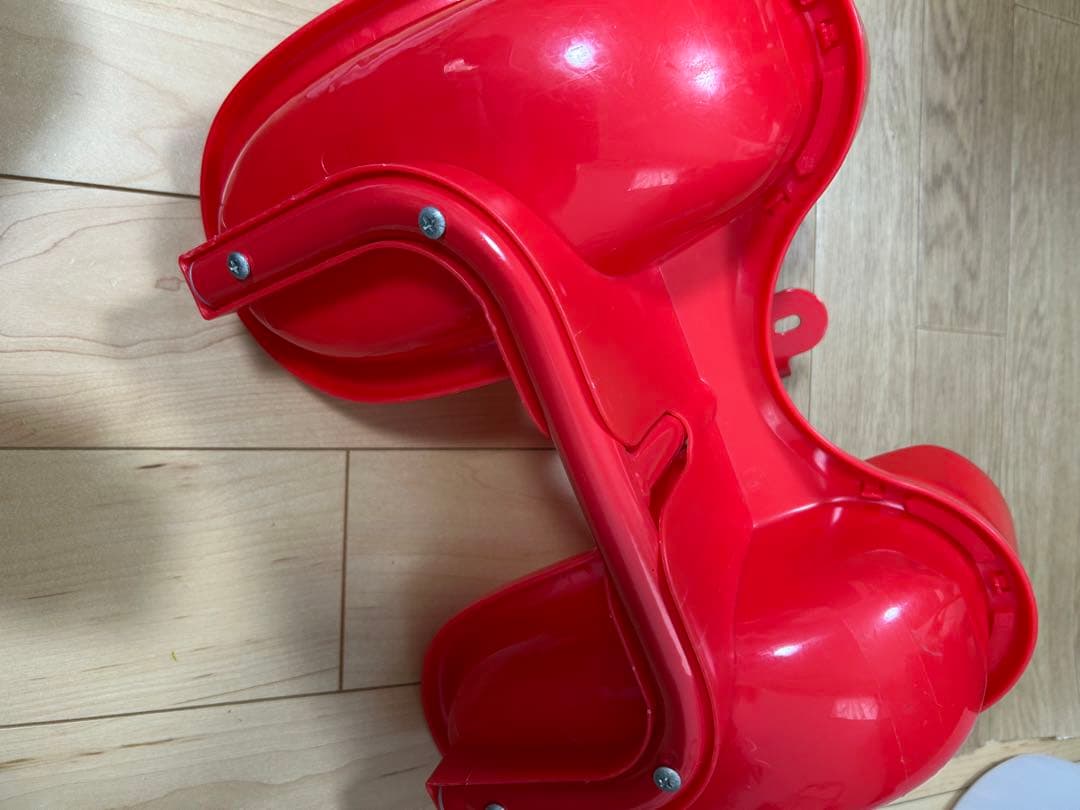 【引き取りも可】それいけアンパンマン 三輪車　デラックスII　レッド　シェード付