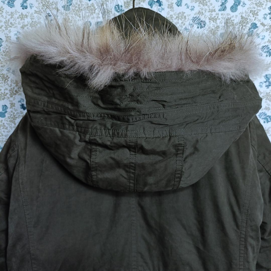 RT111297専用☆BUFFALO BOBS　モッズコート　ダウン　ファー　緑