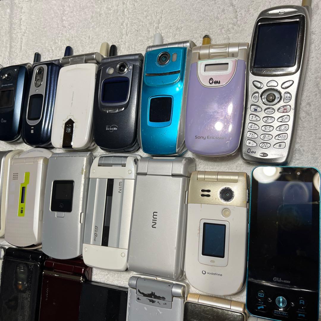携帯電話（ガラケー） 40個まとめ 《ジャンク》