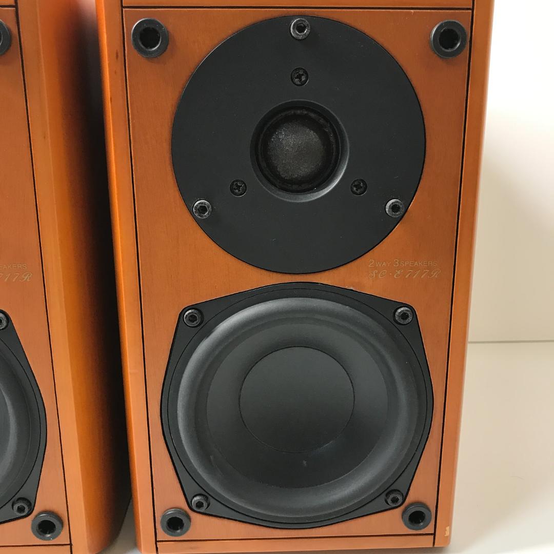 【希少】DENON スピーカー 同番 バイワイヤリング SC-E717R 日本製