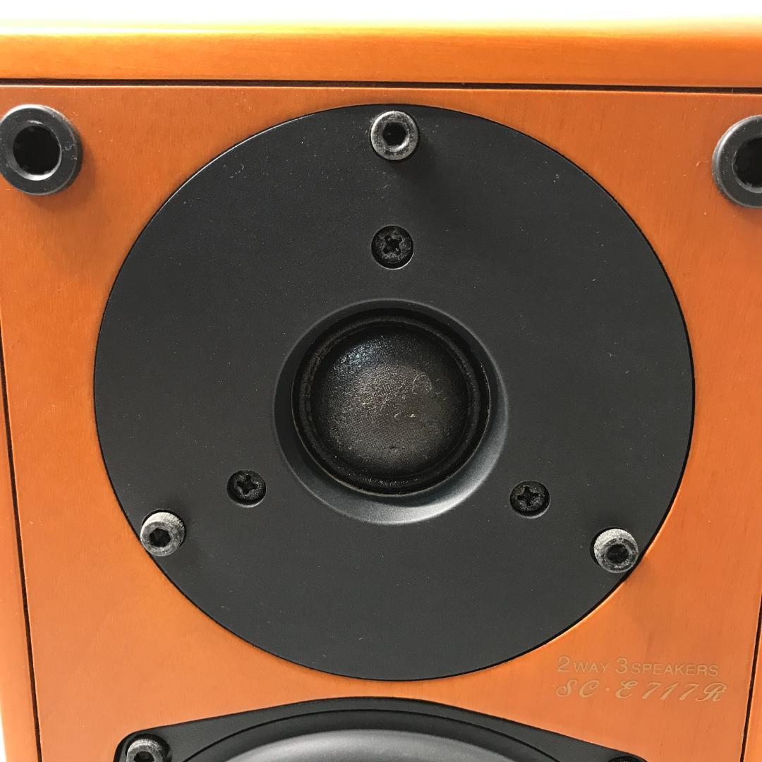 【希少】DENON スピーカー 同番 バイワイヤリング SC-E717R 日本製