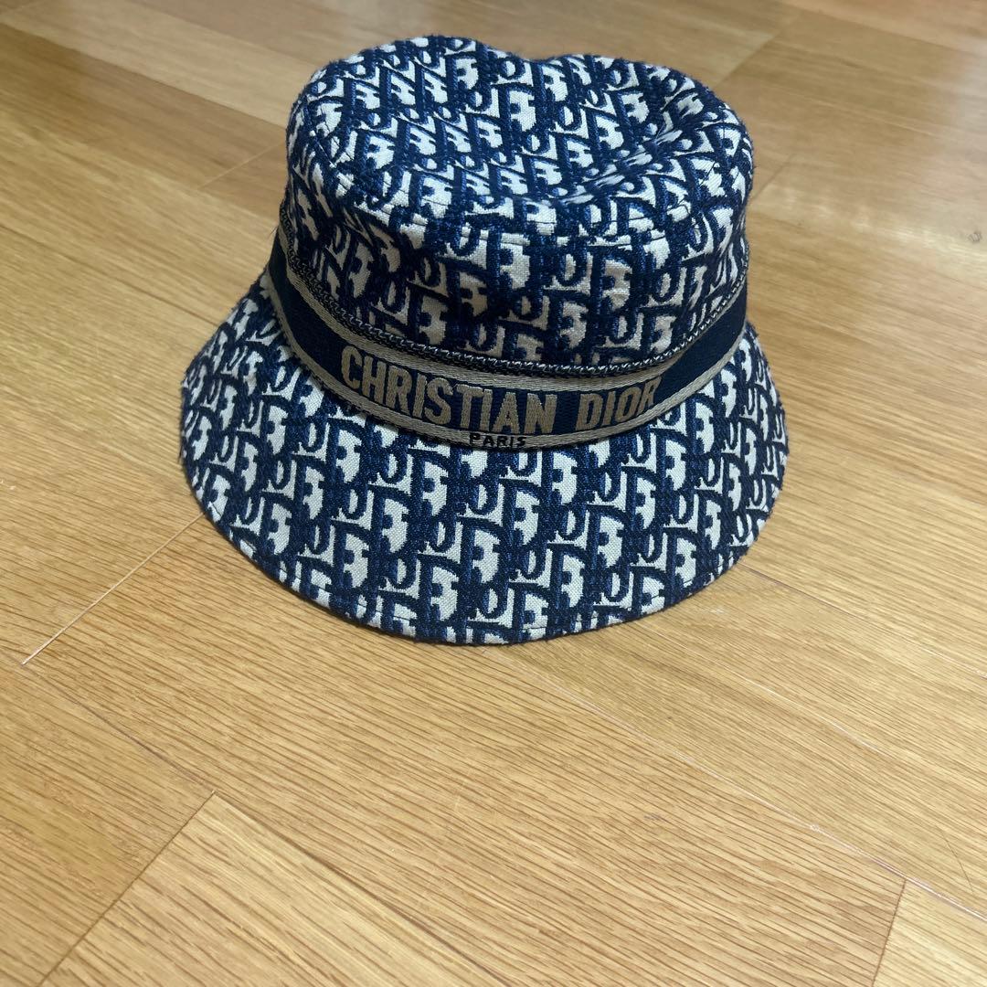 Dior バケットハット ネイビー/ホワイト
