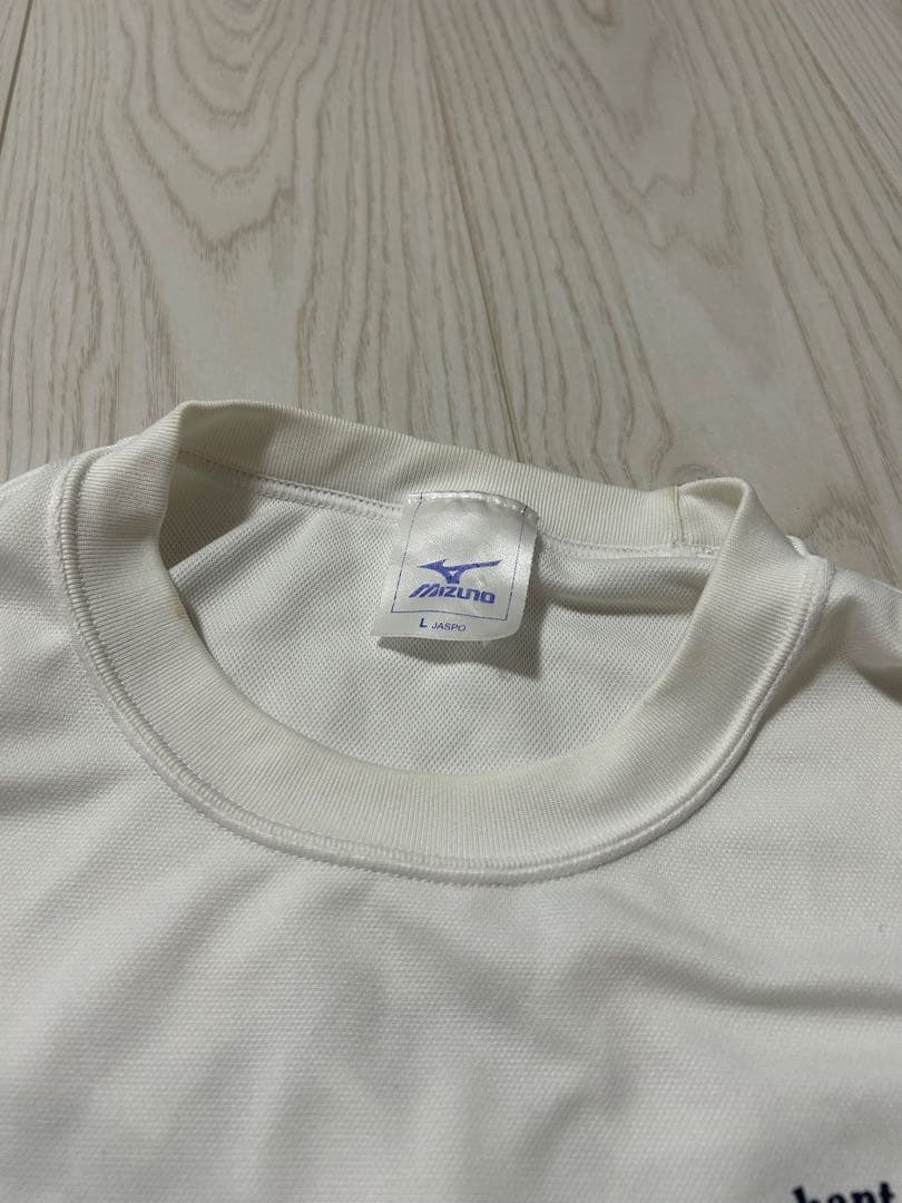 龍実　日体大 バレーボール部　練習着　チームＴシャツ　白　Ｌ