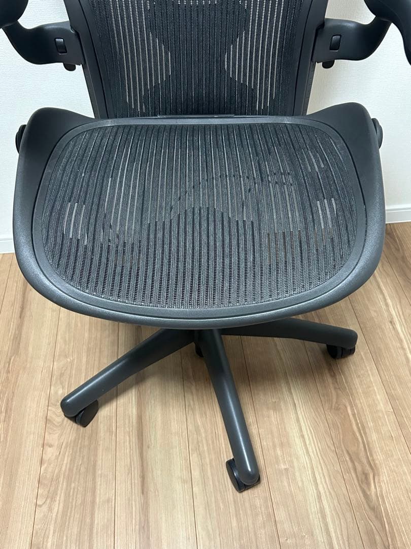 ハーマンミラー アーロンチェア Bサイズ フル装備 ヘッドレスト セット