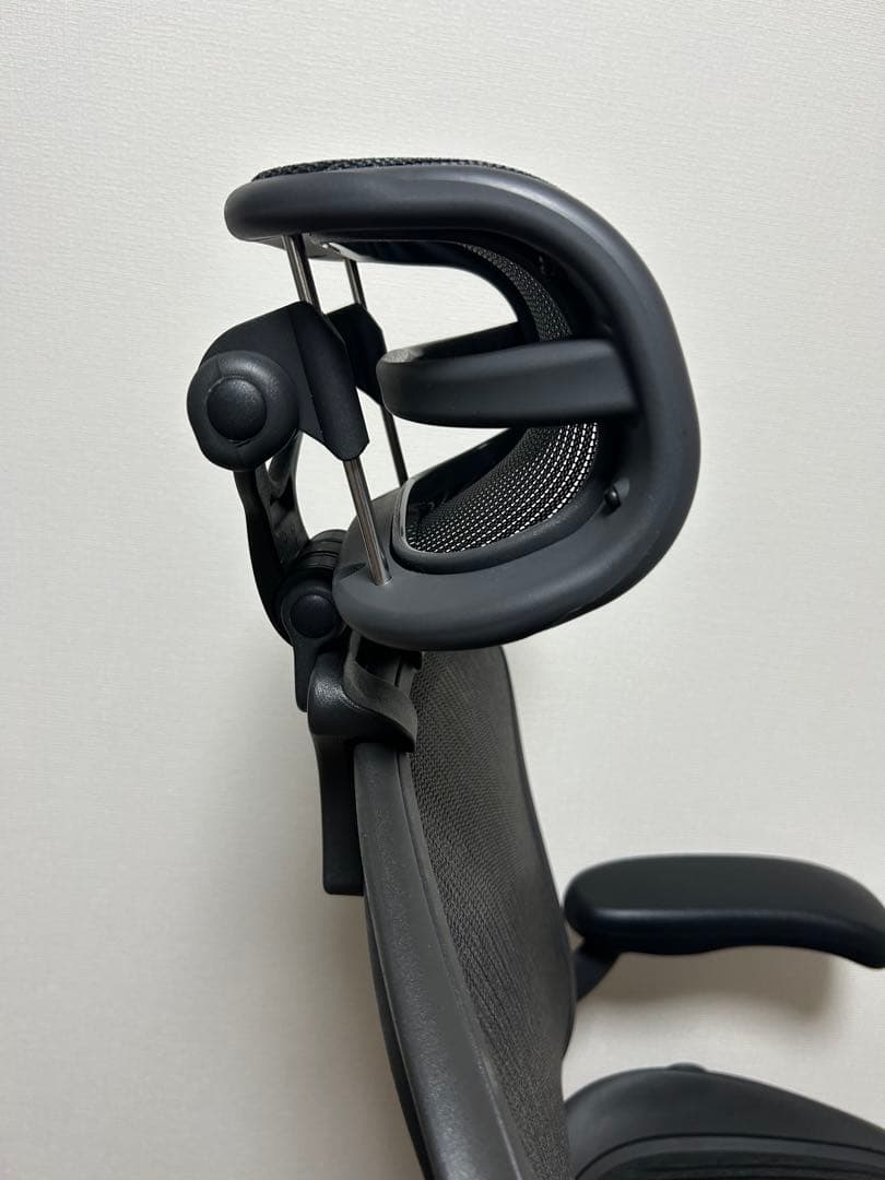 ハーマンミラー アーロンチェア Bサイズ フル装備 ヘッドレスト セット