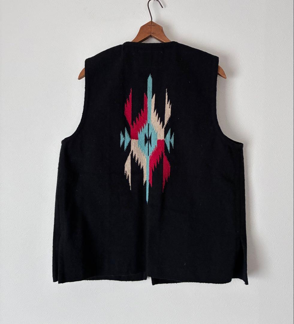 Indian Motorcycle ベスト　チマヨベスト　ネイティブ　ブラック