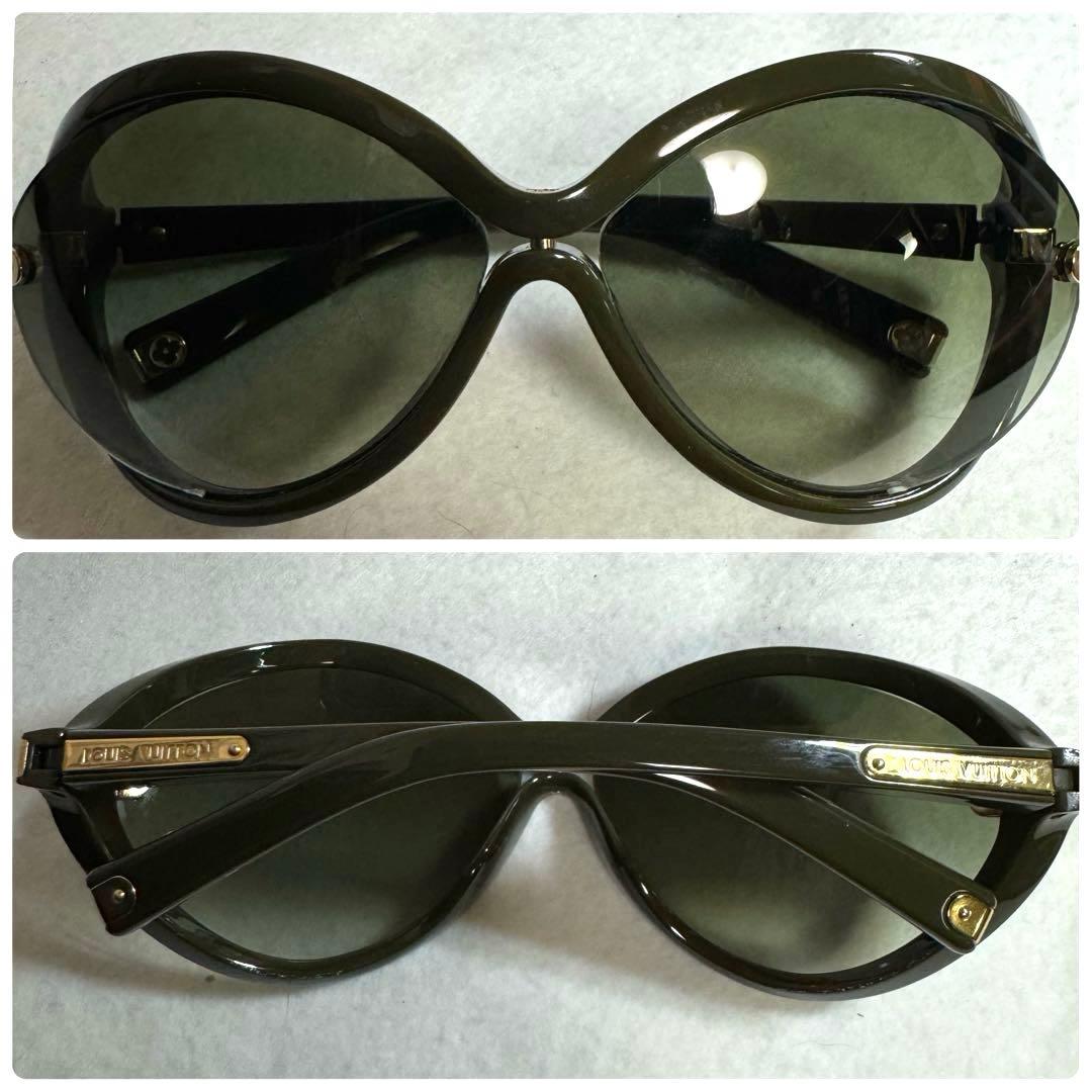 LOUIS VUITTON グリーン オーバーサイズサングラス