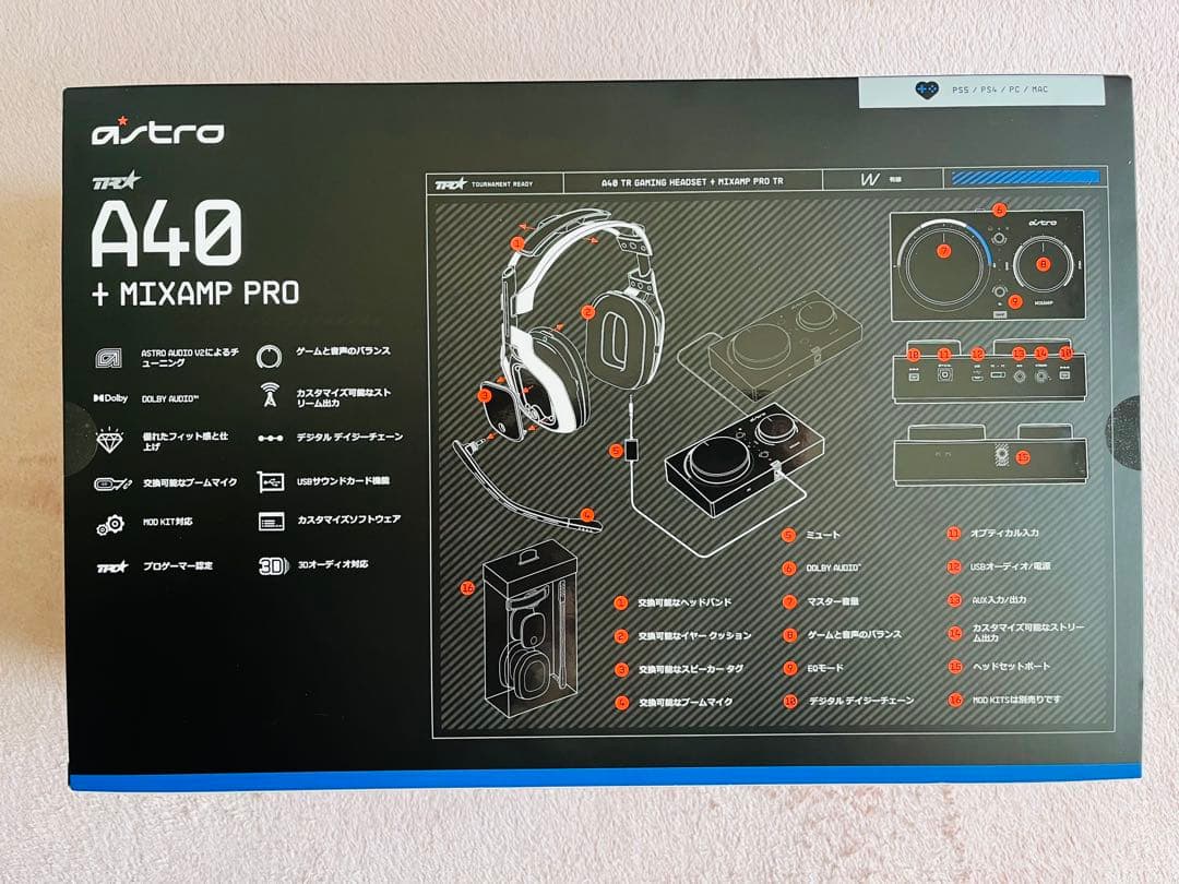 ヘッドホン Logicool G ASTRO Gaming A40 + MixAmp Pro