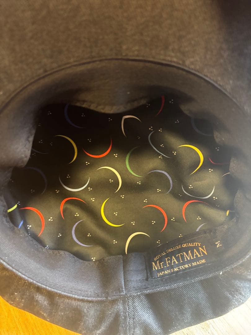 mr.FATMAN ジョニーキャスケットツイル黒　the fat hatter