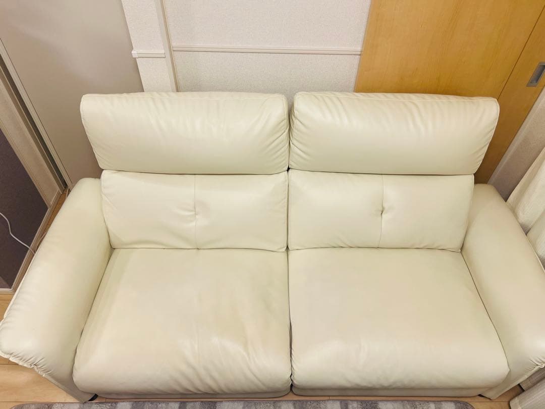 ニトリ 2人掛け電動リクライニングソファー