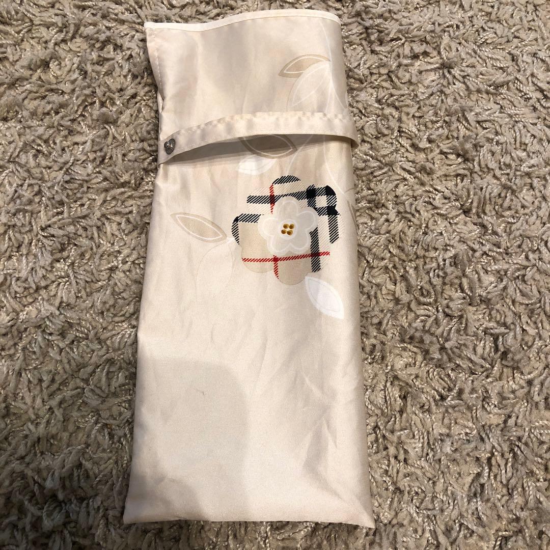 バーバリー BURBERRY 花柄ノバチェック 晴雨兼用 UV 折りたたみ 日傘