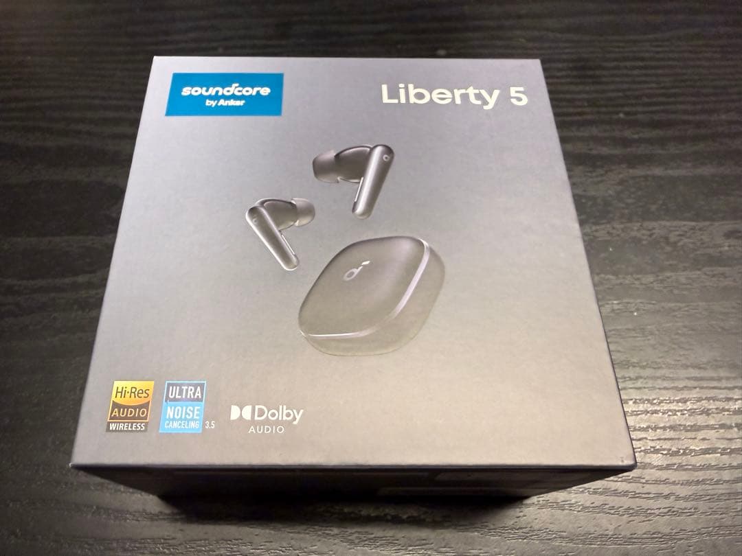 【未開封】soundcore Liberty 5 ワイヤレスイヤホン　ブラック