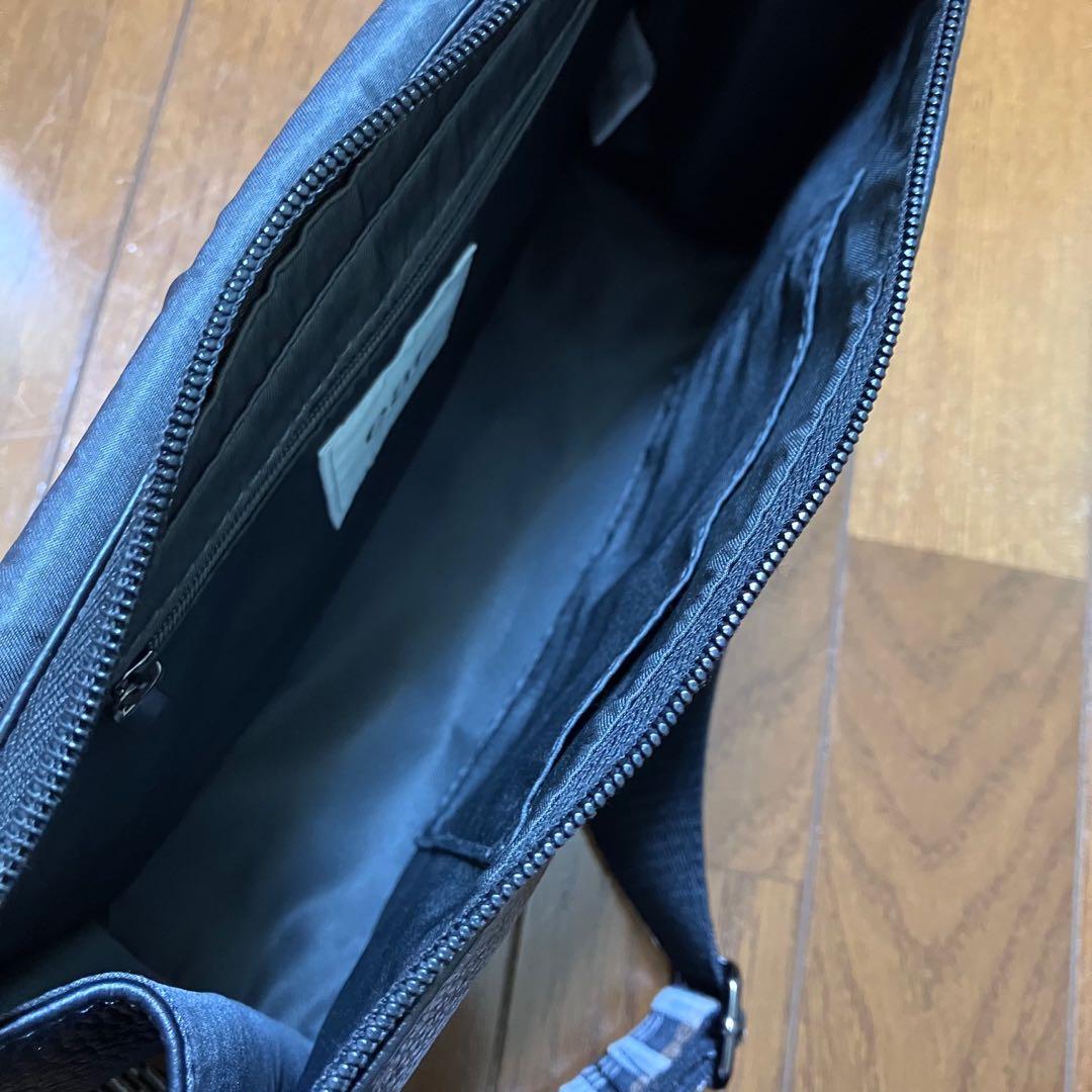 レア 廃盤品 イアパピヨネ ワイドテープ ボディバッグ チェック柄