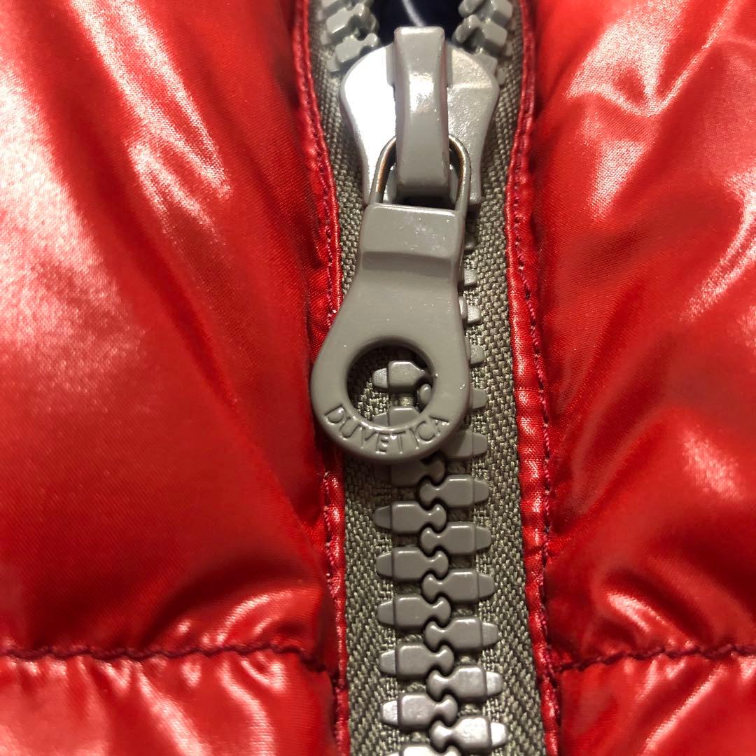 【値下げ】デュベティカ　ダウンベスト　赤 サイズ46