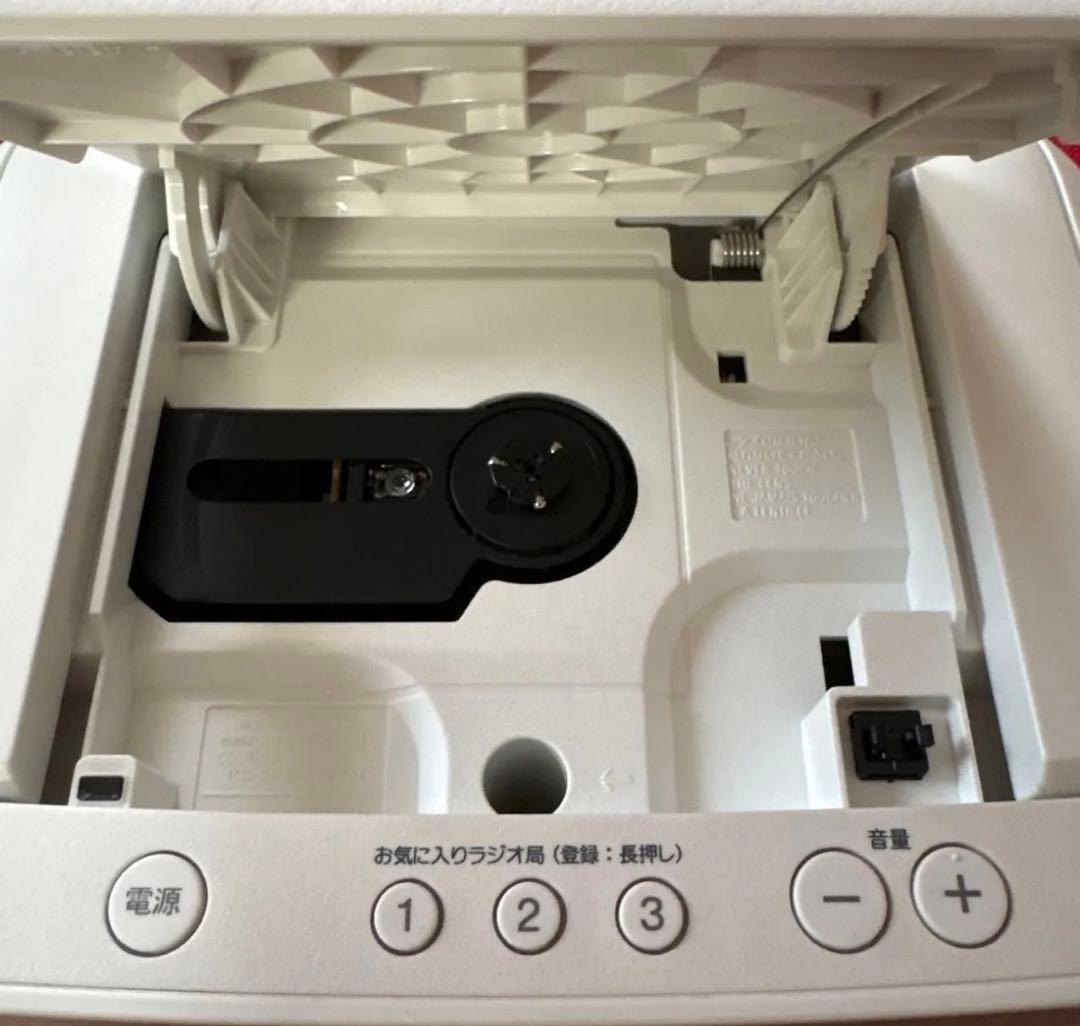 【SONY】AUX CD ラジオFM/AM/ワイドZS-S40 ホワイト