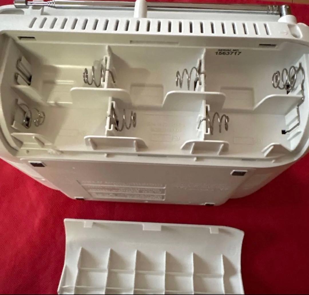 【SONY】AUX CD ラジオFM/AM/ワイドZS-S40 ホワイト