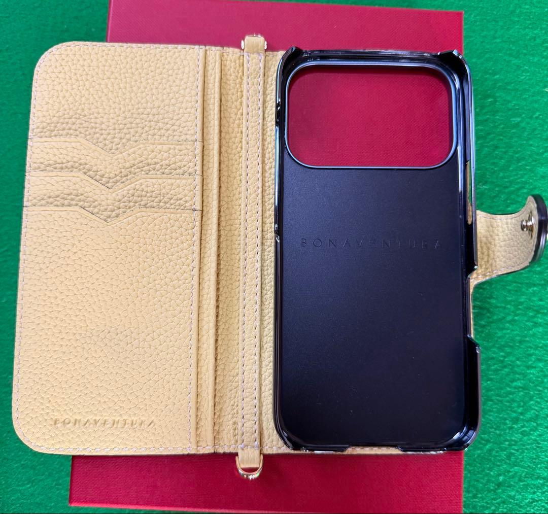 新品同様BONAVENTURA／ボナベンチュラ　iPhone17 proケース