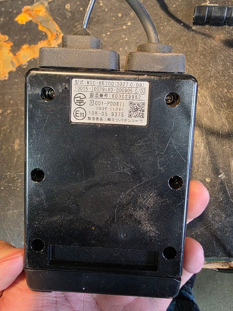 MITSUBA　バイク用ETC2.0車載器