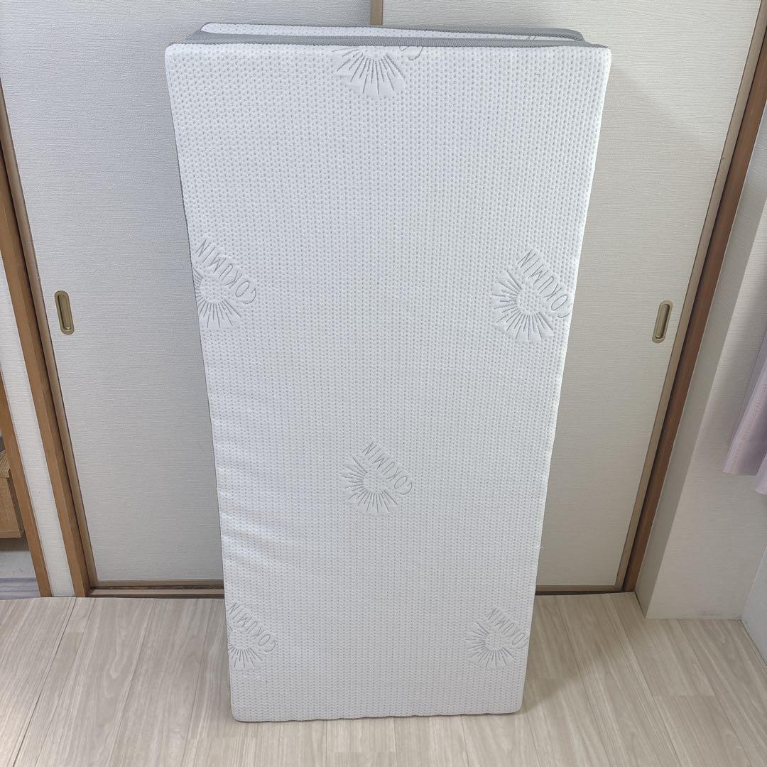 GOKUMIN プレミアムグランマットレス ダブル 三つ折り ホワイト