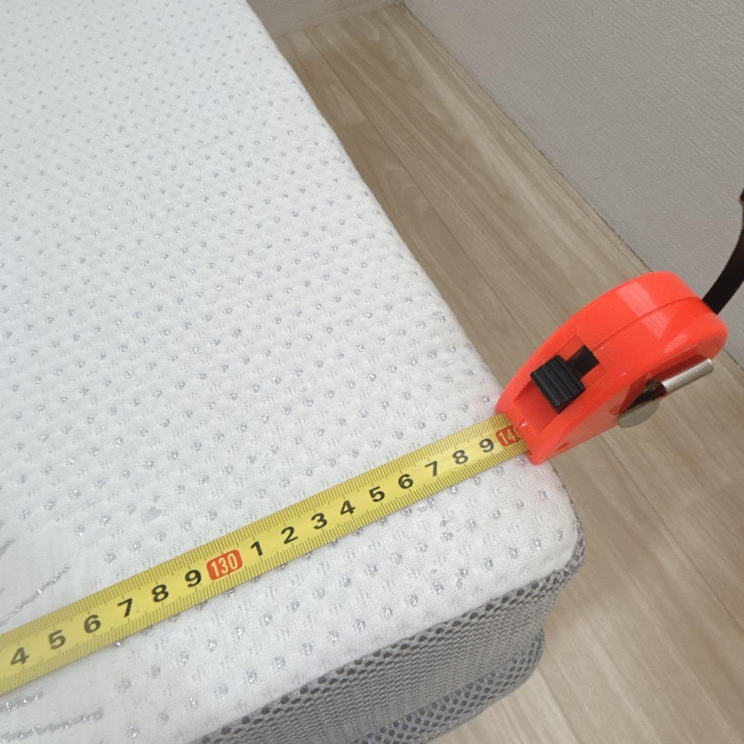 GOKUMIN プレミアムグランマットレス ダブル 三つ折り ホワイト