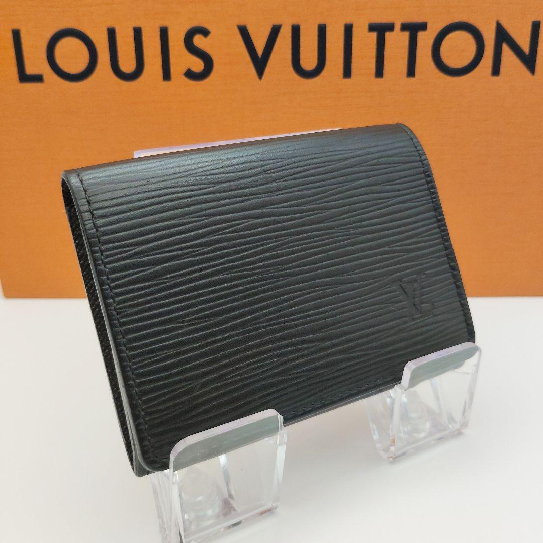 美品✨ルイヴィトン　名刺入れ　カードケース　エピ　ブラック　ノワール