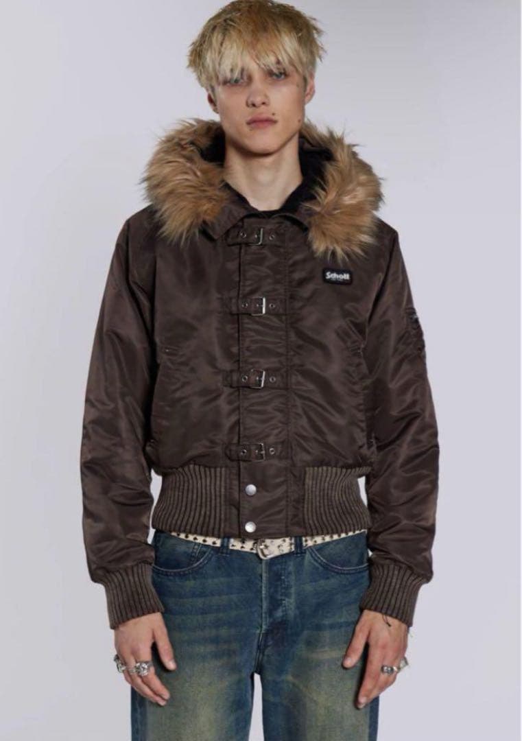 jaded london × schott Brown Jet Jacket