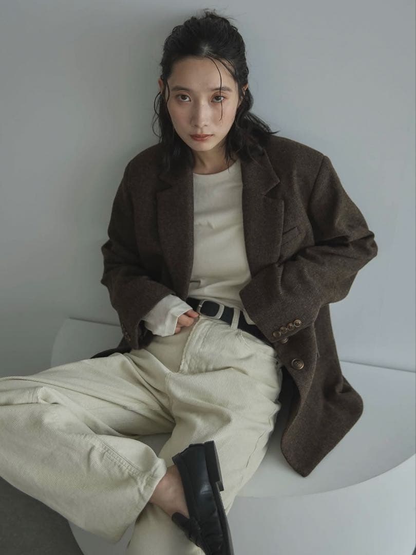 〈Feepur〉ウール混テーラードジャケット