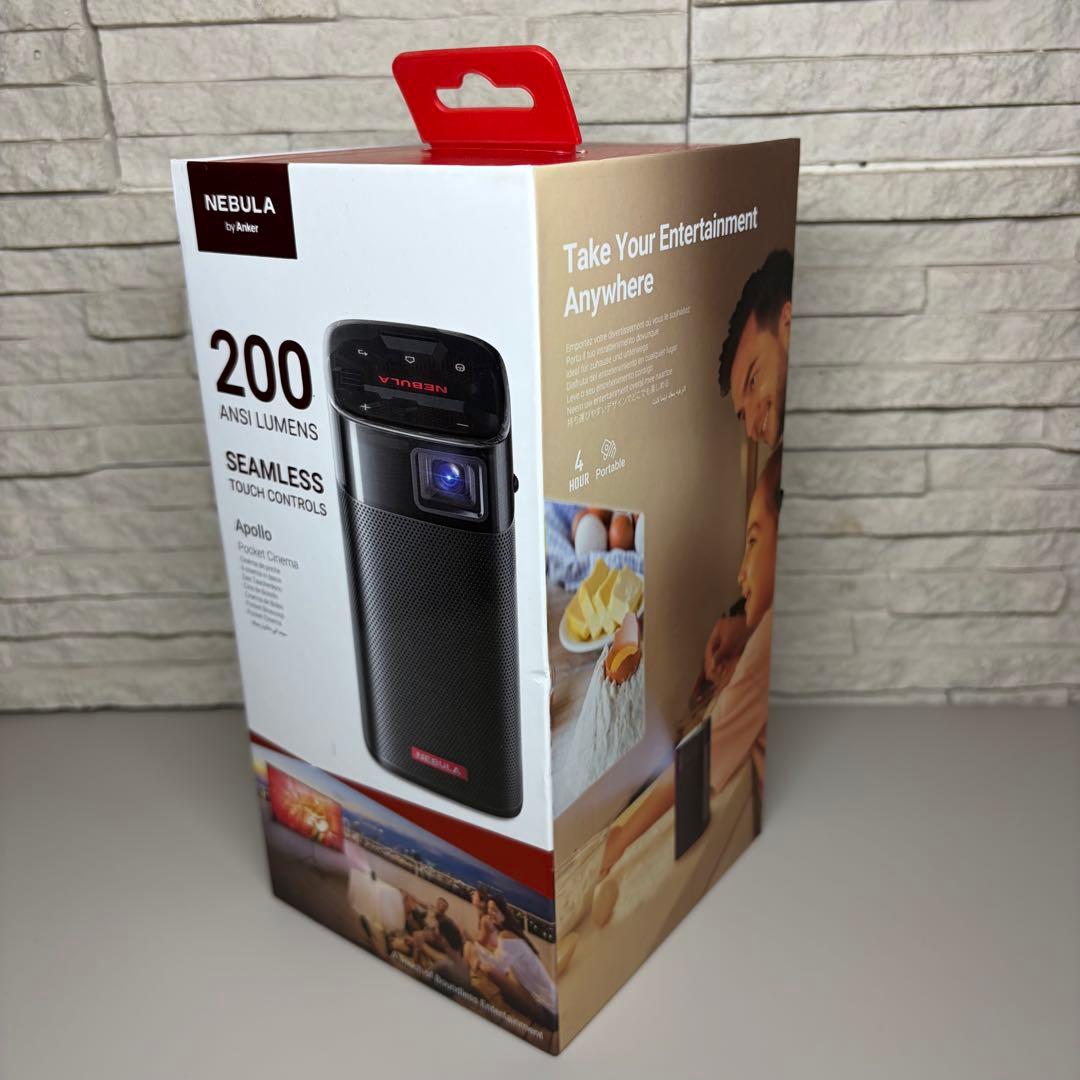 【美品・ケース付】Anker Nebula Apollo モバイルプロジェクター
