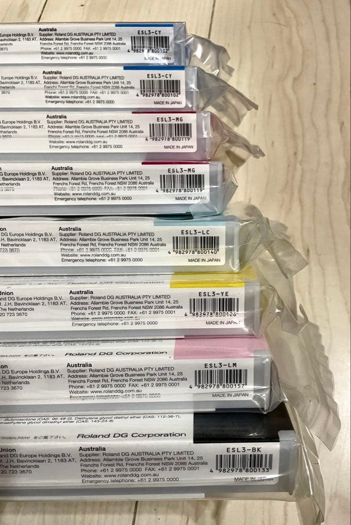 ローランド　Roland ECO-SOL MAX 8本セット（純正/ESL3）