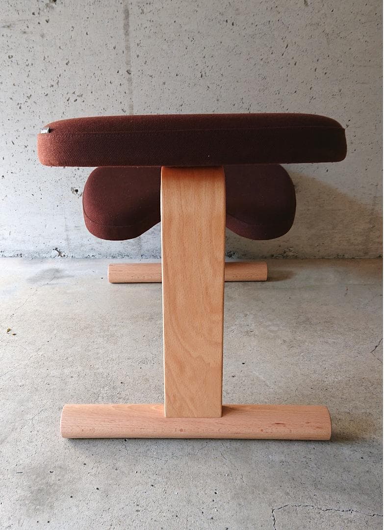 【美品】サカモトハウス バランスチェアイージー　ブラウン(ショートフレーム)②