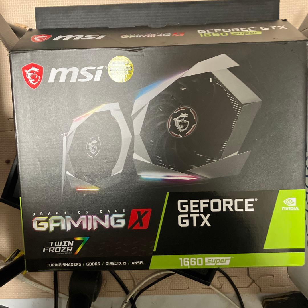 グラフィックボード・グラボ・ビデオカード MSI GeForce GTX 1660 Super Gaming X