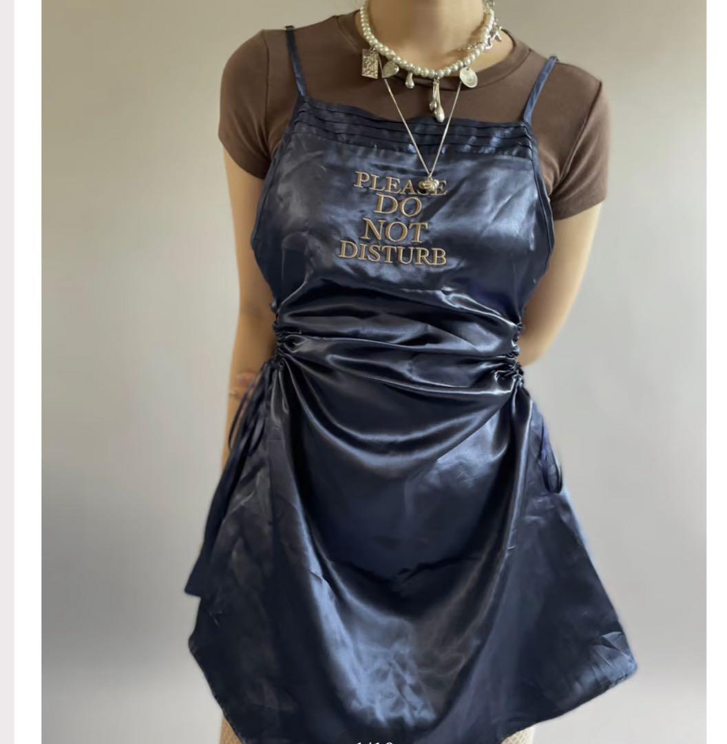 【USED】Chinatsu Aoyama ／Non asleep cami 紺