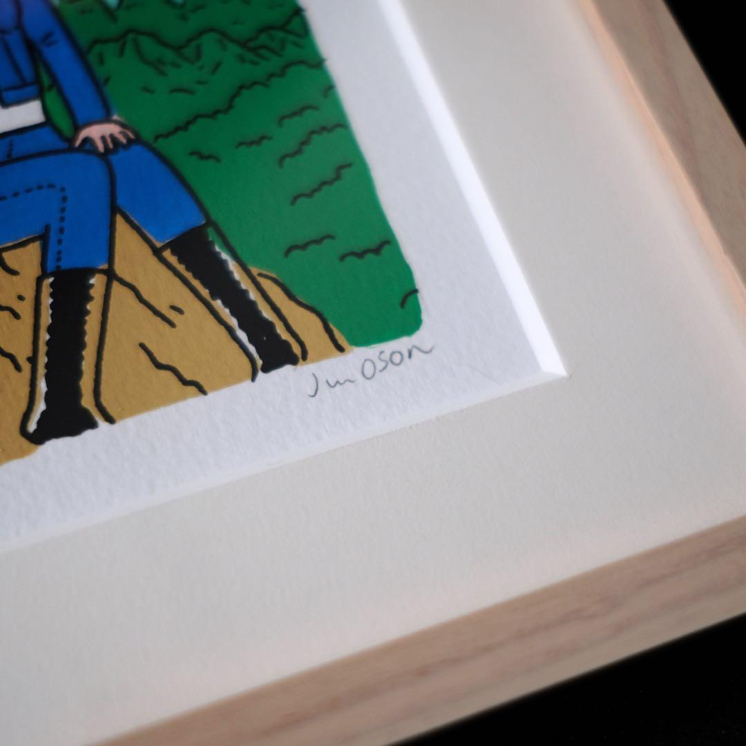 Jun Oson シルクスクリーン 限定版 個展