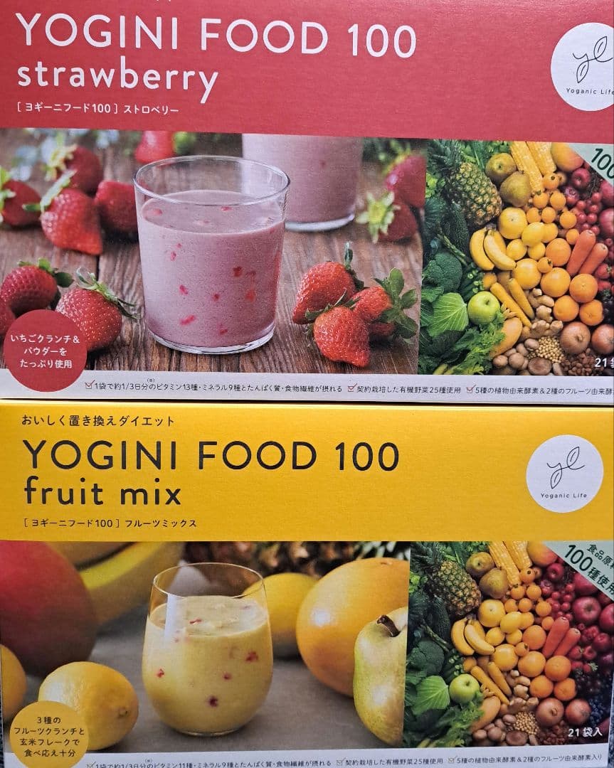 たき様　新品未開封　YOGINI FOOD 100 ストロベリー &ミックス