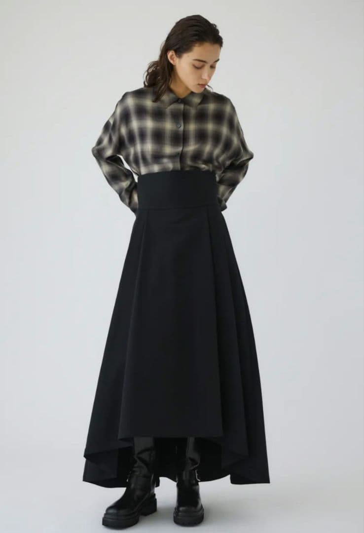 トップス RIM.ARK Check pattern SH GRY