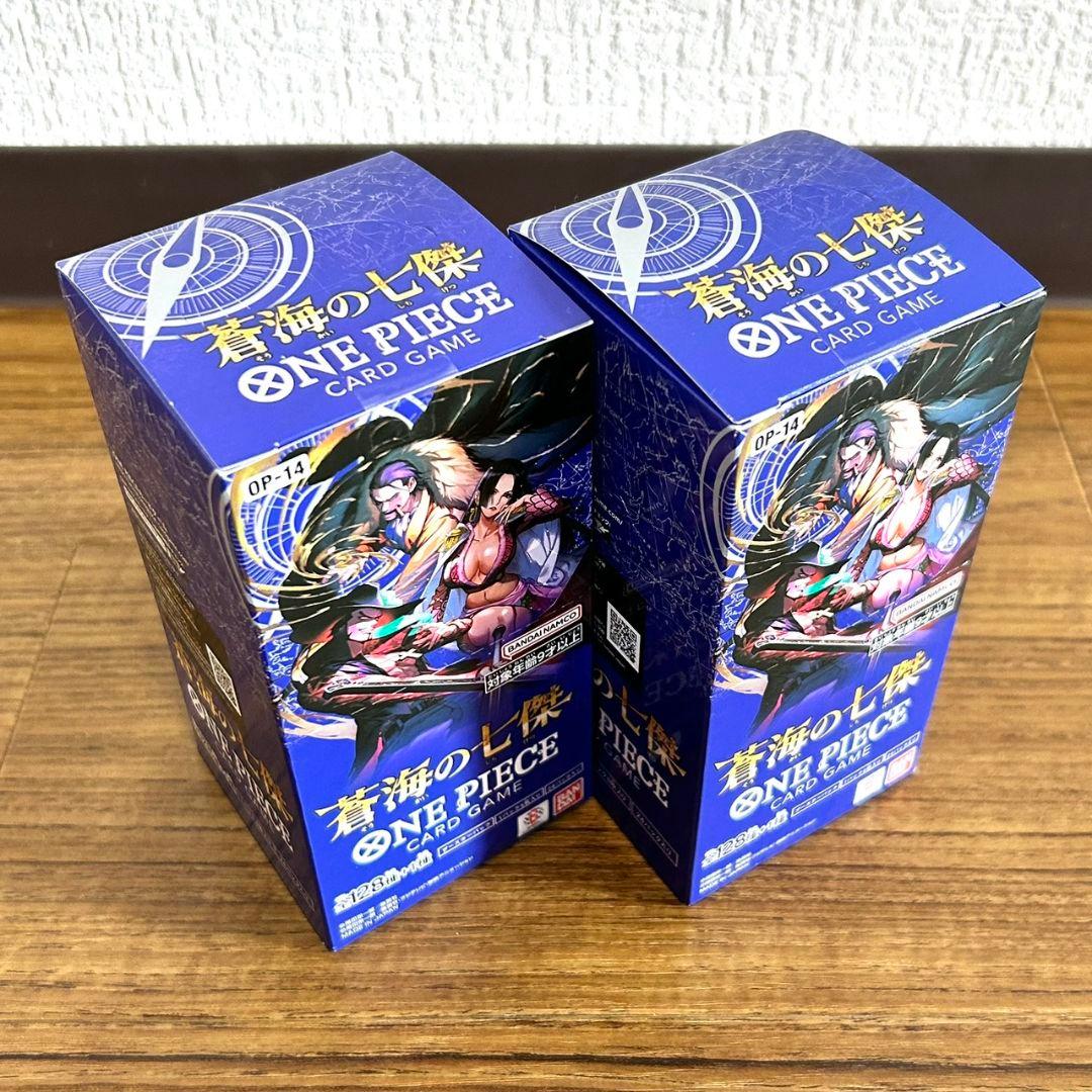 ワンピースカード 蒼海の七傑 OP-14 未開封2BOX