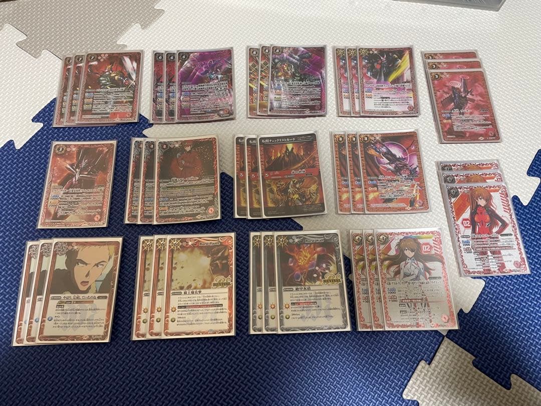 バトルスピリッツ エヴァ 赤 ヴィレWILLE シクあり スリーブ＆おまけ付き