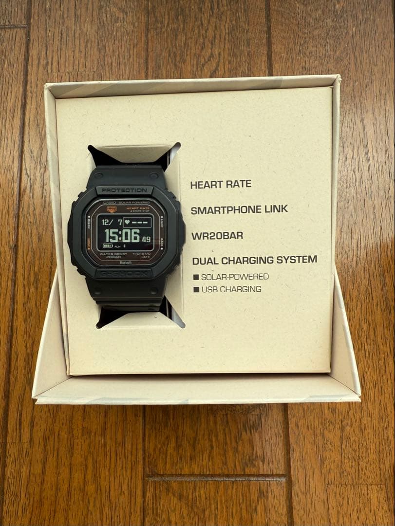 G-SHOCK CASIO DW-H5600 スマートウォッチ心拍数測定機能付き