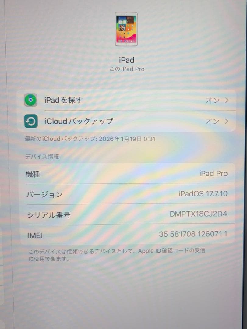 iPad Pro (10.5インチ) 64GB ローズゴールド
