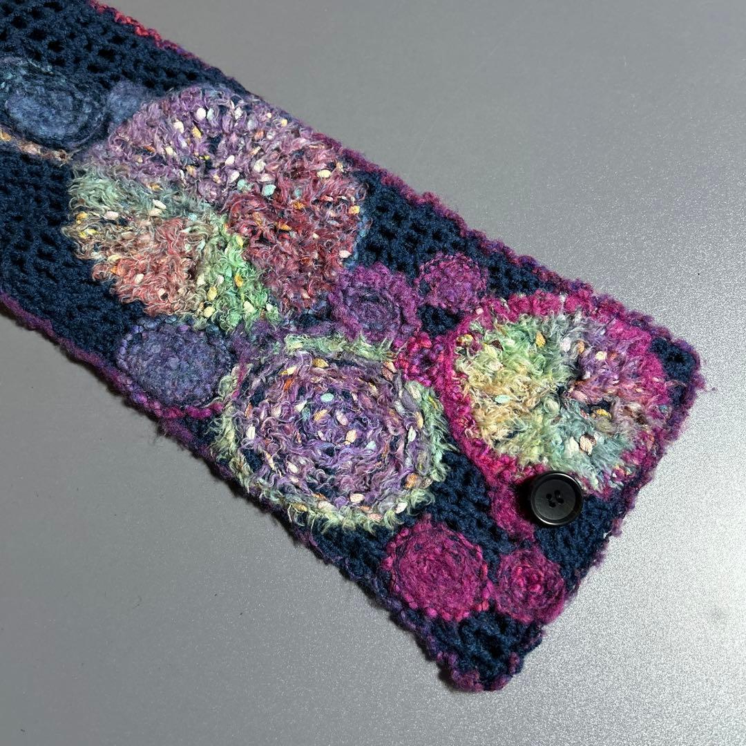 M.&KYOKO エムアンドキョウコ リバーシブル　マフラー　ネックウォーマー